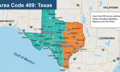 Where Is Area Code 409